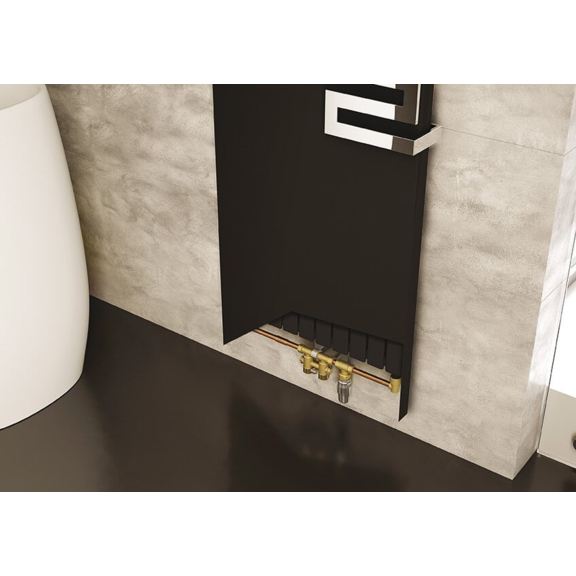 IRSAP Relax Power dizajnový radiátor detail - skryté spoje a pripojenia