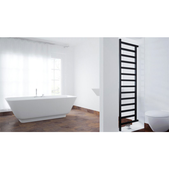 TERMA Simple DW dizajnový radiátor 1755x500 farba Heban oddeľovacia stena