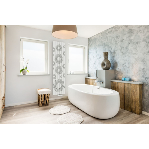 ISAN Collom radiátor do chodby s potlačou - RAL9016