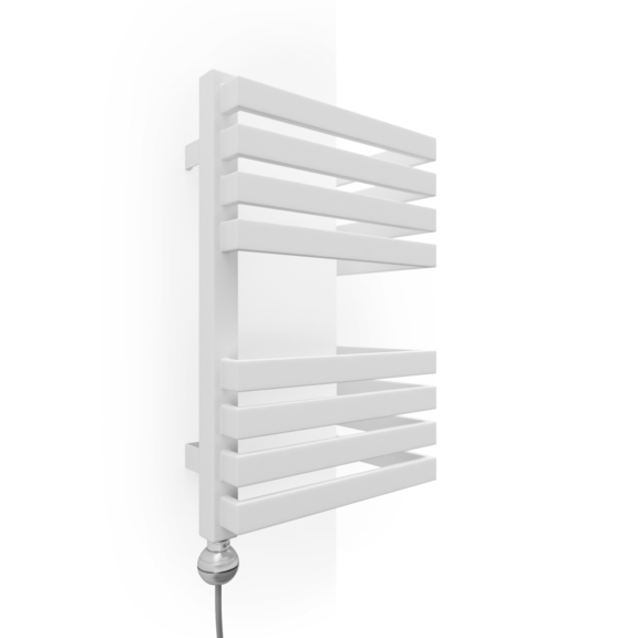 TERMA Outcorner elektrický rohový radiátor 465x300 farba Soft 9016