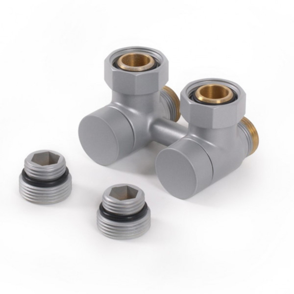 Terma rohová stredová sada s dvojitou spiatočkou a hlavicou Slim - Satén