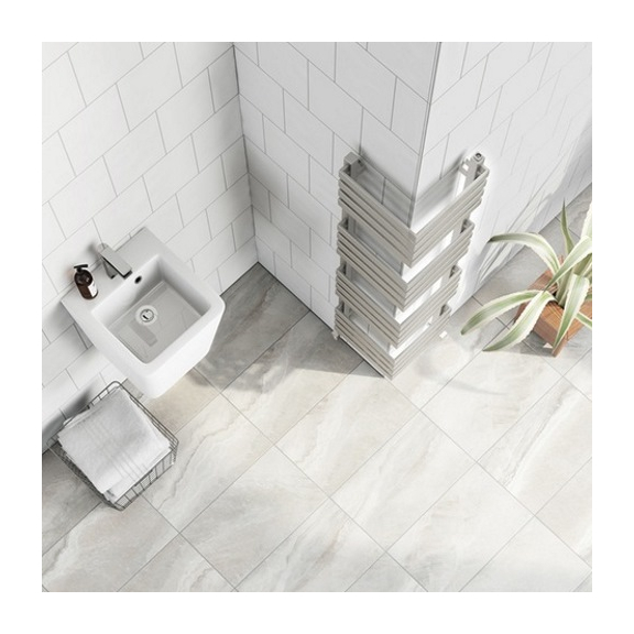 TERMA Outcorner rohový radiátor 1005x300 - interiér - pohľad zhora