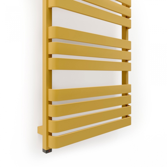 TERMA Warp T ONE dizajnový radiátor 1110x600 farba Soft 1023 detail