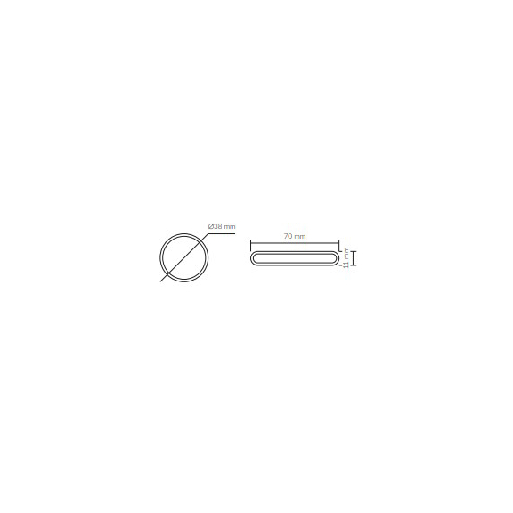 Terma Forte V10 dizajnový radiátor - rozmery