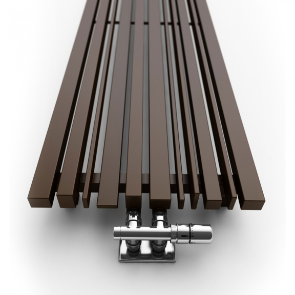 TERMA Sherwood V dizajnový radiátor 1600x540 farba RAL8024 Detail