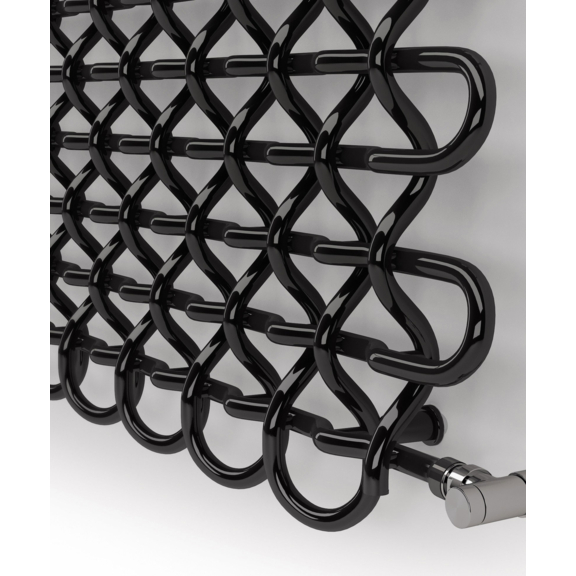 TERMA PLC H dizajnový radiátor 463x1600 RAL 9005 detail