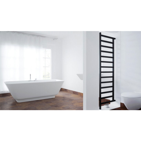 TERMA Simple DW elektrický kúpeľňový radiátor - v interiéri