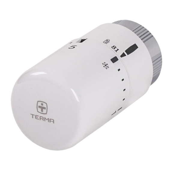 Terma hlavica Slim Biela