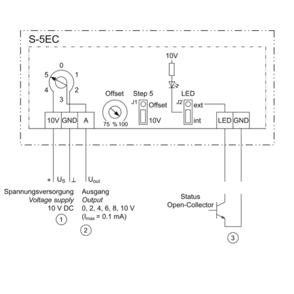 Systemair S-5EC/FRQ prepínač pre EC ventilátory - schéma zapojenia