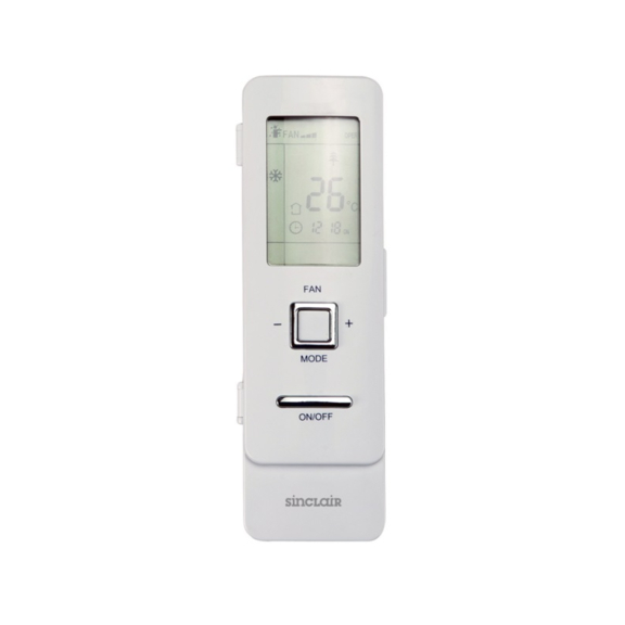 Nástenná klimatizácia Sinclair Spectrum ASH-09BIS/W, ASH-09BIS/B diaľkové ovládanie