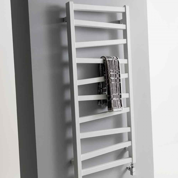 TERMA Zigzag kúpeľňový radiátor RAL9016 - aj na sušenie textilu