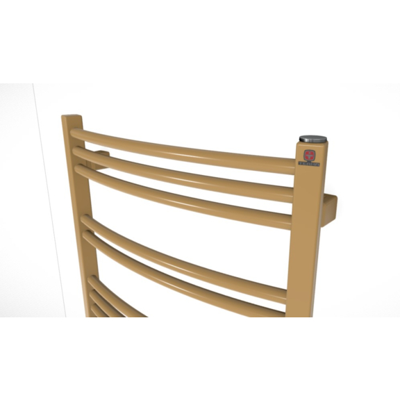 TERMA Jade M kúpeľňový radiátor RAL1011 detail - široké medzery medzi profilmi