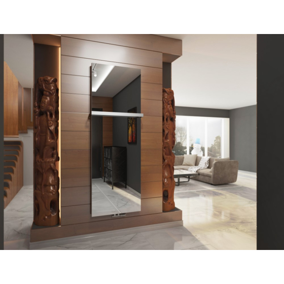 TERMA Case Slim dizajnový vertikálny radiátor - Zrkadlo interiér