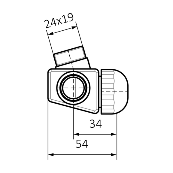 Terma uhlová termostatická sada Dexter