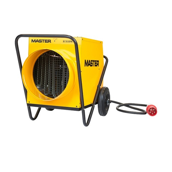 Master B 18 EPR profesionálny elektrický ohrievač s ventilátorom a s možnosťou pripojenia pružnej hadice
