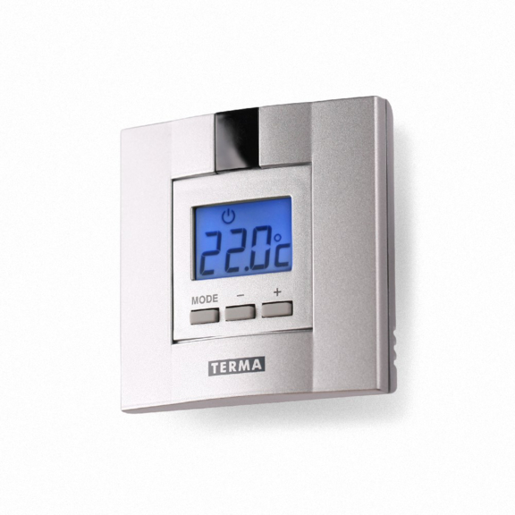 Terma DTIR1 regulátor s denným programom strieborny