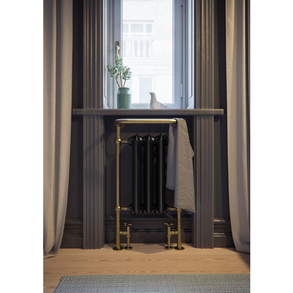 TERMA Plain towel rail retro radiátor náhľad 1