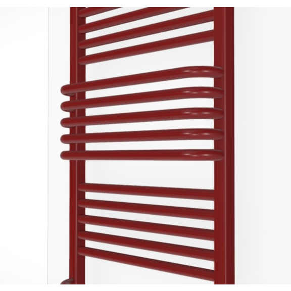 TERMA Pola ONE kúpeľňový radiátor 1180x500 RAL3003 detail profily