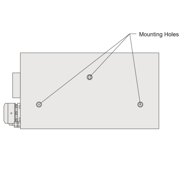 Purified Air UV-O 500 - montážne diery