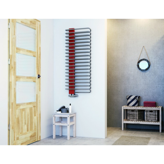 TERMA Michelle dizajnový radiátor Chróm a RAL3020 - inšpirácie