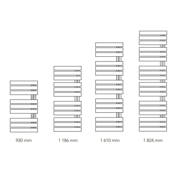 Instal Projekt Nameless dizajnový radiátor - rozmery