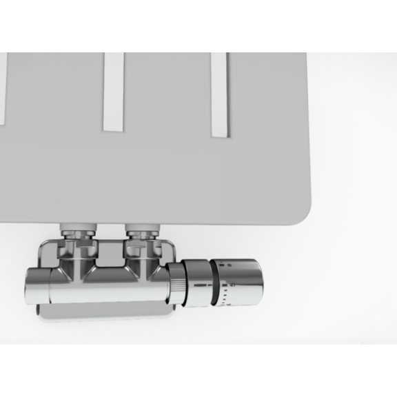 TERMA Aero V dizajnový radiátor - rôzne farebné prevedenia RAL7035 detail