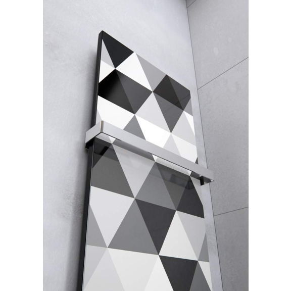 TERMA Case Slim elektrický dizajnový radiátor s potlačou - detail vzor 5