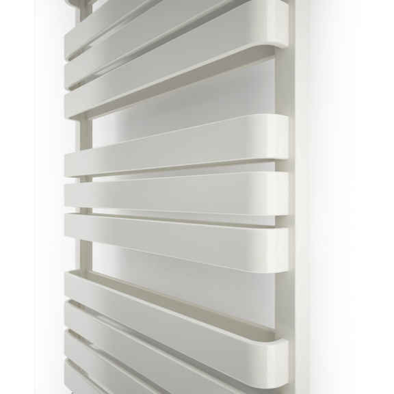 TERMA Warp T Bold dizajnový radiátor 1110x500 RAL 9016 Detail