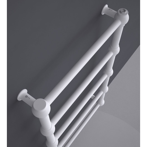 TERMA Retro dizajnový radiátor 800x504 RAL9016 - detail