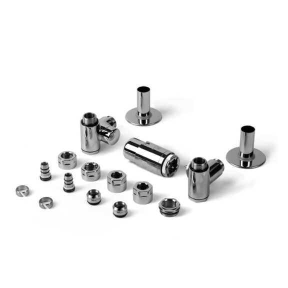 Terma INTEGRA ALL IN ONE termostatická uhlová sada ventilov pre kombinované pripojenie