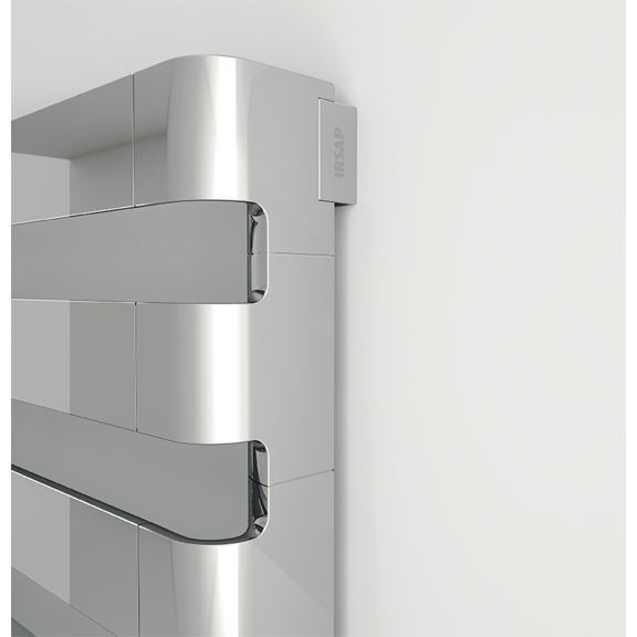 IRSAP Step H chrómový dizajnový radiátor 310x1800 Chróm - detail