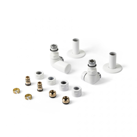 Terma VISION ALL IN ONE trojosá regulačná sada ventilov - Biela