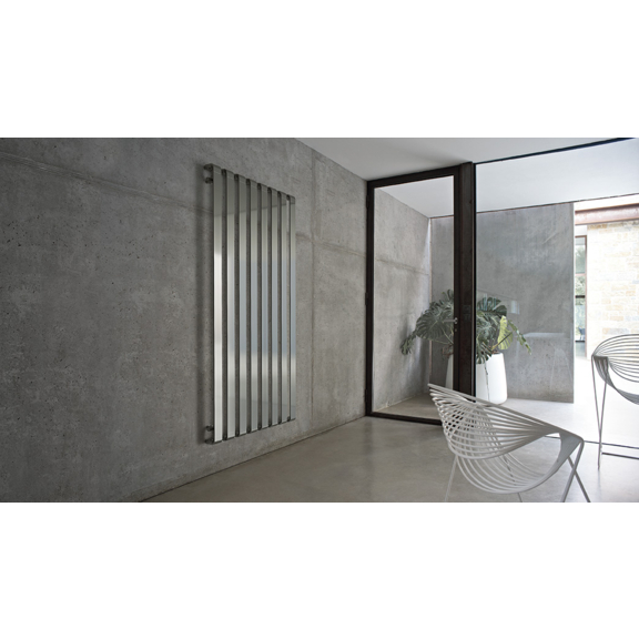 IRSAP Step V chrómový dizajnový radiátor 2000x910 Chróm