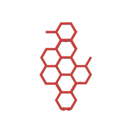 Terma Hex vertikálny dizajnový radiátor Soft 3028