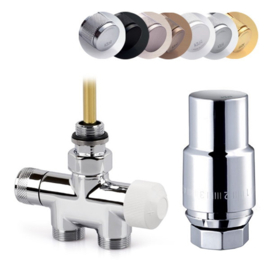 SR Tondera priamy stredový ventil 0648 s ponornou trubicou a hlavicou Domus