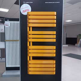 TERMA Warp S vodný kúpeľňový radiátor - showroomový radiátor