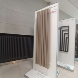 TERMA Sherwood vertikálny elektrický dizajnový radiátor - showroomový radiátor