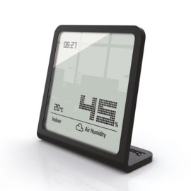 Digitálny vlhkomer a teplomer StadlerForm Selina čierna