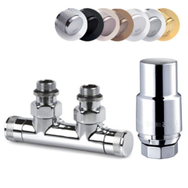 SR Tondera stredový rohový ventil 0699 s dvojitou spiatočkou a hlavicou Domus