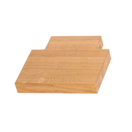 TERMA Drevená polička na uteráky Easy 20 cm - dub