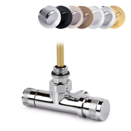 SR Tondera pravý rohový stredový ventil 0688 s ponornou trubicou a dizajnovou hlavičkou