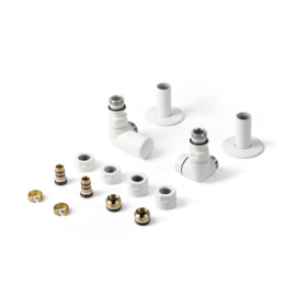 Terma VISION ALL IN ONE trojosá regulačná sada ventilov - Biela